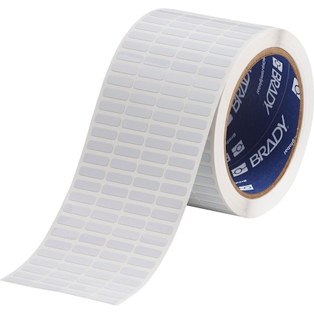 1 Mil Polyimide Circuit Board Labels 0.2 In H X 0.65 In W White 10000/RL